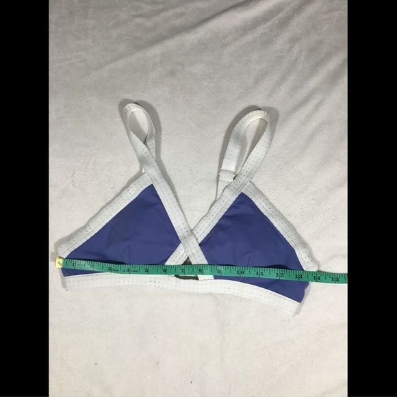 NEW Letarte Santorini Colorblock Bikini Top XS - Picture 5 of 10